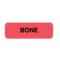 Nevs Position Labels - Bone 1/2" x 1-1/2" White w/Red & Black XP-110 - alternate 1